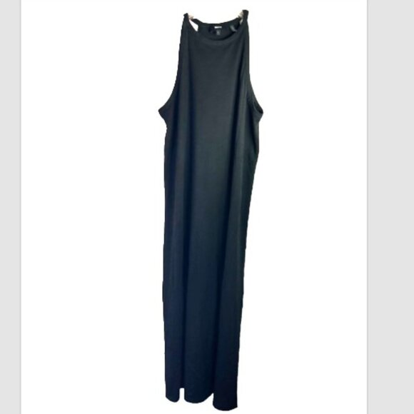 Theory Womens Sonaki Rubric Black Maxi Dress Small atmos light capsule minimal - Picture 2 of 10